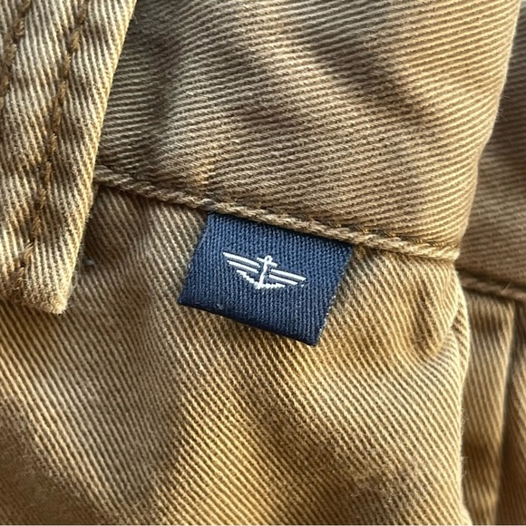 Dockers Flat Front  Men's Tan Pants 32/32  Cotton - Picture 6 of 10